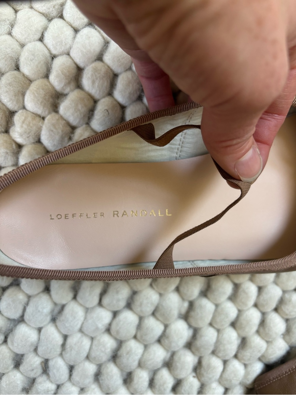 Loeffler Randall Ballet Flat in Safari Brown size 8.5 - Picture 10 of 11